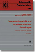 Computerlinguistik und ihre theoretischen Grundlagen